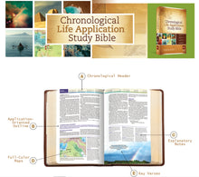 Load image into Gallery viewer, NLT Chronological Life Application Study Bible (Hardcover)