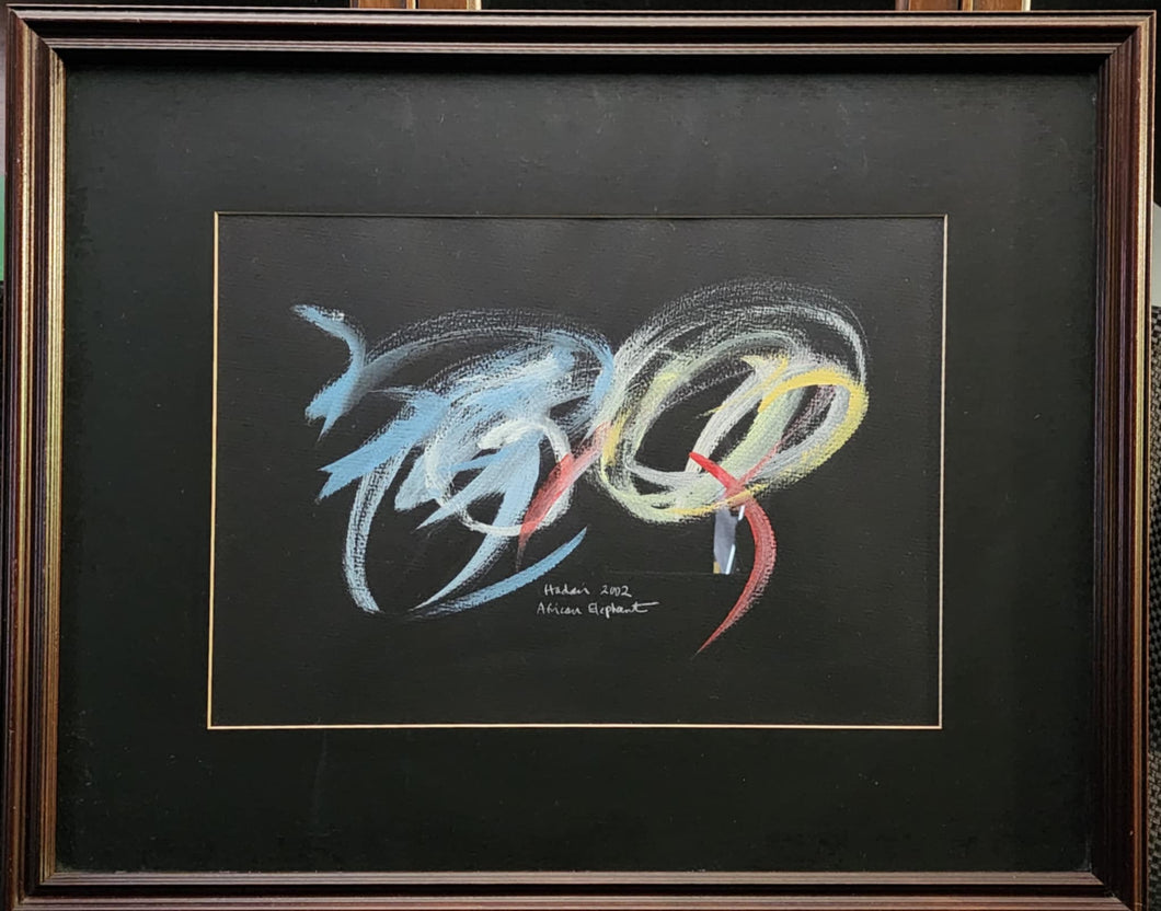 Original Acrylic Painting by Hadari the Elephant