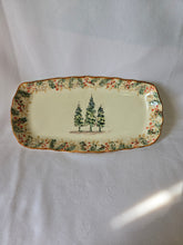 Load image into Gallery viewer, Arte Italica Natale Christmas Trees Tray/Dish/Platter