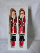 Load image into Gallery viewer, Santa Claus Sculptured Taper Candles