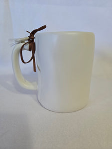 New Rae Dunn Artisan Collection Mug with charm,  "I Love Nana"