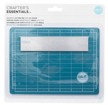 Load image into Gallery viewer, Crafter's Essentials Magnetic Cutting Mat &amp; Mini Ruler