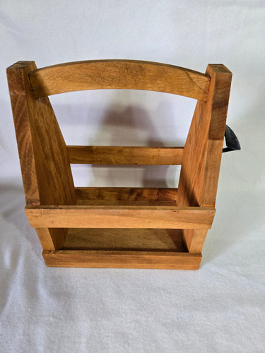 Wooden Drink Caddy with bottle openered
