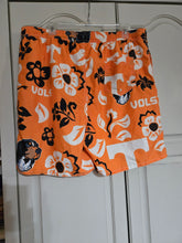 Load image into Gallery viewer, Men's Wes &amp; Willy Tennessee Volunteers Orange Floral Volley Logo Swim Trunks (New)