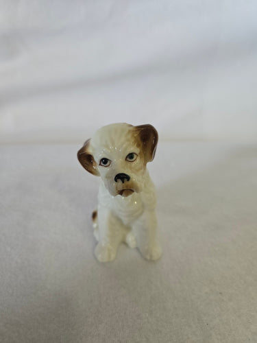 Brinn's Bone China Vintage Terrier Dog Figurine