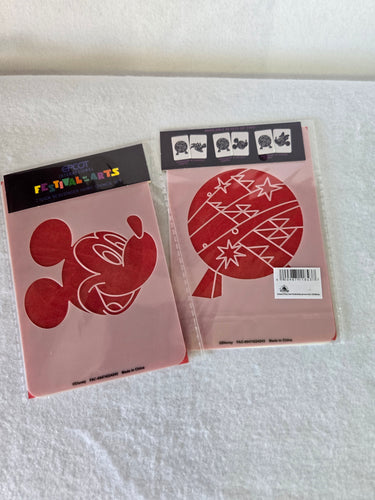 Epcot International Festival of the Arts 2-pack Scavenger Hunt Stencils - Mickey