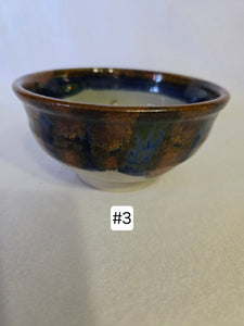 Vintage Tonala Pottery Bowls signed by Ken Edwards,  Mid-20th Century, Bird & Butterfly designs. 4 Available, Sold Individually