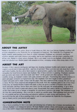 Load image into Gallery viewer, Original Acrylic Painting by Hadari the Elephant