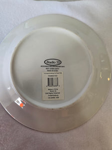 Studio 33 Winter Holiday Snowflake Plates