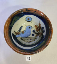 Load image into Gallery viewer, Vintage Tonala Pottery Bowls signed by Ken Edwards,  Mid-20th Century, Bird &amp; Butterfly designs. 4 Available, Sold Individually