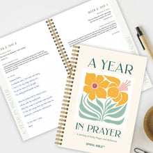 Load image into Gallery viewer, A Year In Prayer: A Journey of Daily Prayer and Reflection (Spiral Bible)