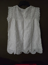 Load image into Gallery viewer, White Eyelet Blouse