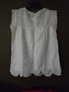White Eyelet Blouse