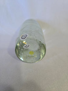 Jellyfish Clear Quartet Glow in the dark 6.5 x 2.5 Art Glass Table Top Paperweight