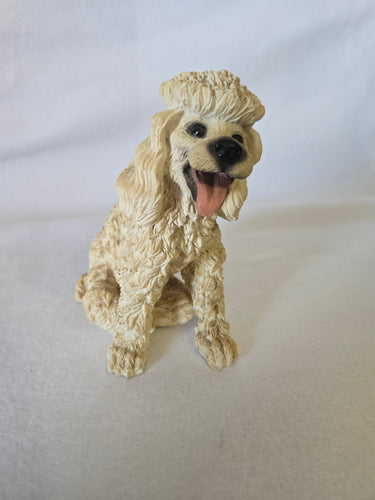 White Poodle Figurine