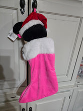 Load image into Gallery viewer, Plush Minnie Mouse Christmas Stocking New Condition