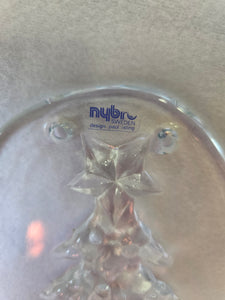 Nybro Sweden Art Glass Christmas Tree Decor