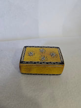 Load image into Gallery viewer, Yellow Trinket Box