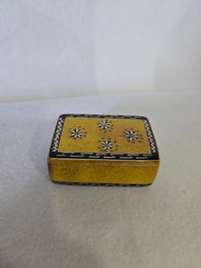 Yellow Trinket Box