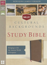 Load image into Gallery viewer, NKJV Cultural Backgrounds Study Bible (Imitation Leather, Brown)