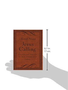 Jesus Calling: Enjoying Peace in His Presence - Deluxe Edition (Brown Leathersoft)