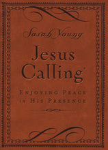 Load image into Gallery viewer, Jesus Calling: Enjoying Peace in His Presence - Deluxe Edition (Brown Leathersoft)