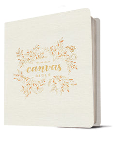 The Message Canvas Bible: Coloring and Journaling the Story of God (Canvas-Look, Gold Leaf)