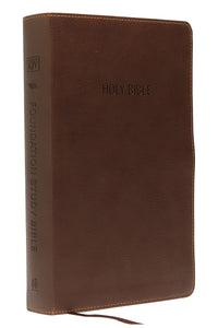 KJV Foundation Study Bible (Indexed, Earth Brown, Leathersoft)