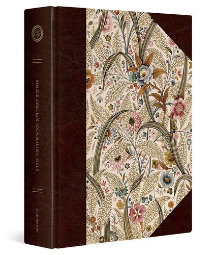 ESV Single Column Journaling Bible - Large Print (Summer Garden Hardcover)