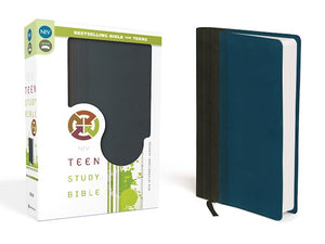 NIV Teen Study Bible (Graphite/Blue Duo-Tone)