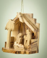 Ornament - Olive Wood - Nativity (3