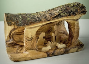 Figurine - Olive Wood - Nativity (3" x 5")