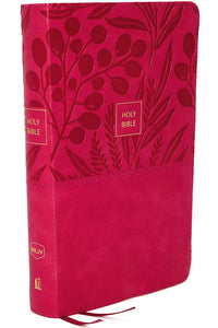 NKJV Compact Reference Bible (Pink Leathersoft)
