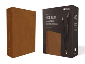 NET Bible, Journal Edition (Leathersoft, Brown, Comfort Print)