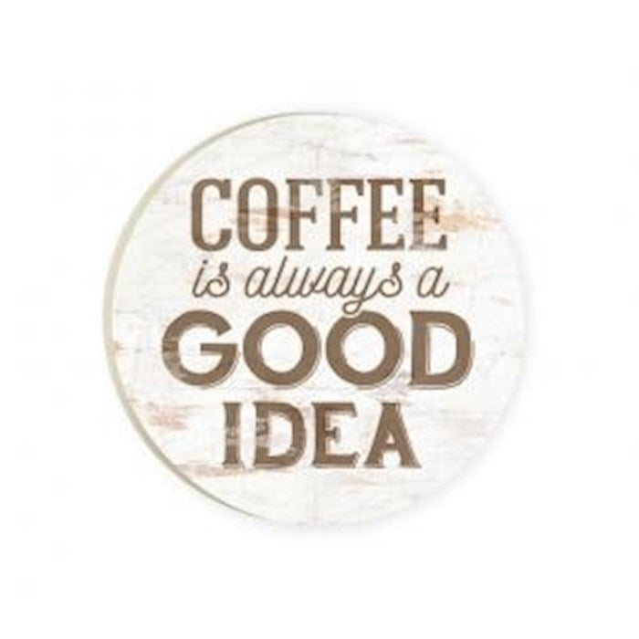 Car Coaster - Coffee is Always a Good Idea (Set of 2)