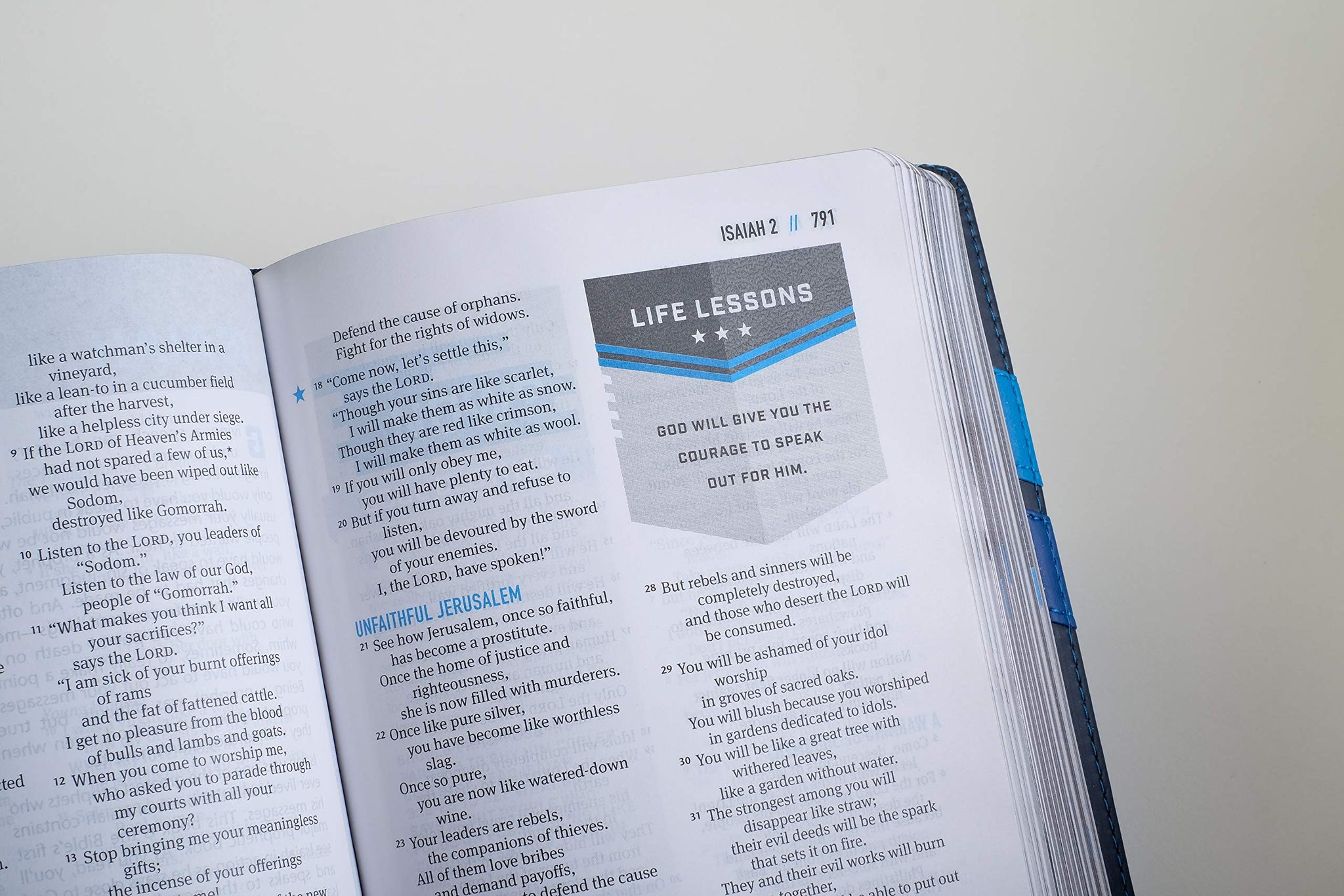 NLT Boys Life Application Study Bible - LeatherLike, Neon Cross