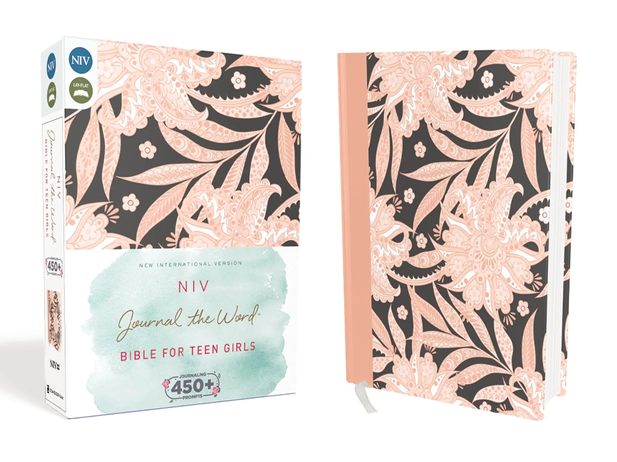 NIV Journal the Word Bible for Teen Girls (Pink Floral) – Faith Reflections