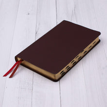 Load image into Gallery viewer, NIV Thinline Bible - Burgundy Bonded Leather (Indexed)