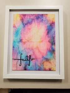Original Artwork by Linda Crummer - "Faith" 9x12" in 11x14" Framed