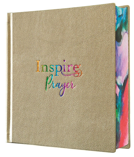 NLT Inspire Prayer: The Bible for Coloring and Creative Journaling (Gold Hardcover)