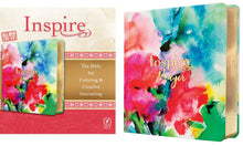 Load image into Gallery viewer, NLT Inspire Prayer: The Bible for Coloring and Creative Journaling (Joyful Colors w/Gold Foil Accents LeatherLike)