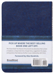 The Chosen: 40 Days with Jesus - Devotional Book 2 (Blue Faux Leather)