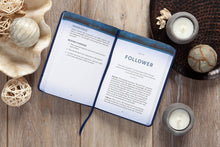 Load image into Gallery viewer, The Chosen: 40 Days with Jesus - Devotional Book 2 (Blue Faux Leather)