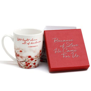 Christmas Mug - "Because of Love"