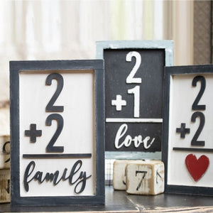 Family Number Wood Paint Kit