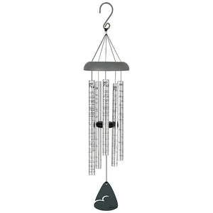 Wind Chime - Sonnet - 23rd Psalm (Silver/Brown - 30")
