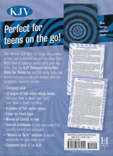 Load image into Gallery viewer, KJV Compact Ultrathin Bible for Teens (Blue Vortex LeatherTouch)