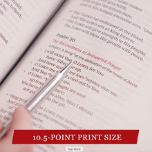 Load image into Gallery viewer, NKJV Single-column Reference Bible (Gray Cloth over Board)