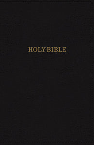 KJV Thinline Deluxe Reference Bible (Black Leathersoft)