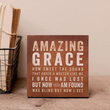 Load image into Gallery viewer, Wood Art - &quot;Amazing Grace&quot;
